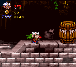 American Tail, An - Fievel Goes West (Europe) In game screenshot